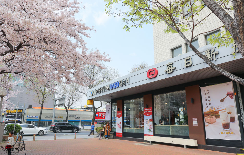 大邱賞櫻咖啡館》咖啡名家 커피명가 草莓蛋糕|桂山聖堂旁 @緹雅瑪 美食旅遊趣