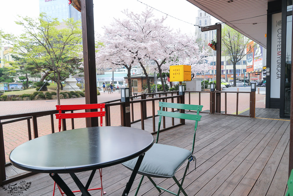 大邱賞櫻咖啡館》咖啡名家 커피명가 草莓蛋糕|桂山聖堂旁 @緹雅瑪 美食旅遊趣