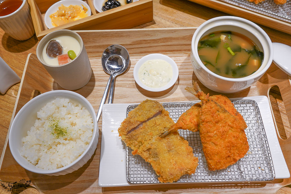 澎湖美食推薦》沐一豬排，精緻炸豬排套餐，附前菜甜點飲料，還有越光米、味噌湯、熱茶任食！！ @緹雅瑪 美食旅遊趣