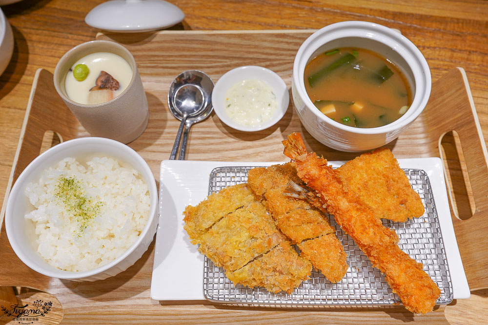 澎湖美食推薦》沐一豬排，精緻炸豬排套餐，附前菜甜點飲料，還有越光米、味噌湯、熱茶任食！！ @緹雅瑪 美食旅遊趣