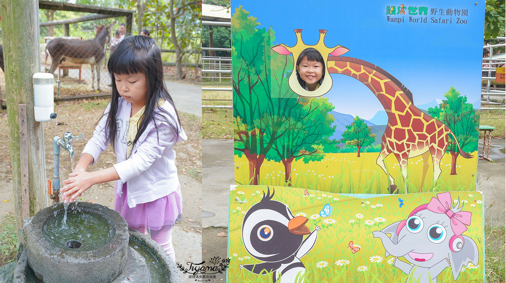 頑皮世界/台南動物園：餵食觸摸長頸鹿、水豚君、羊駝、梅花鹿，還有一票玩到底兒童遊樂園 @緹雅瑪 美食旅遊趣