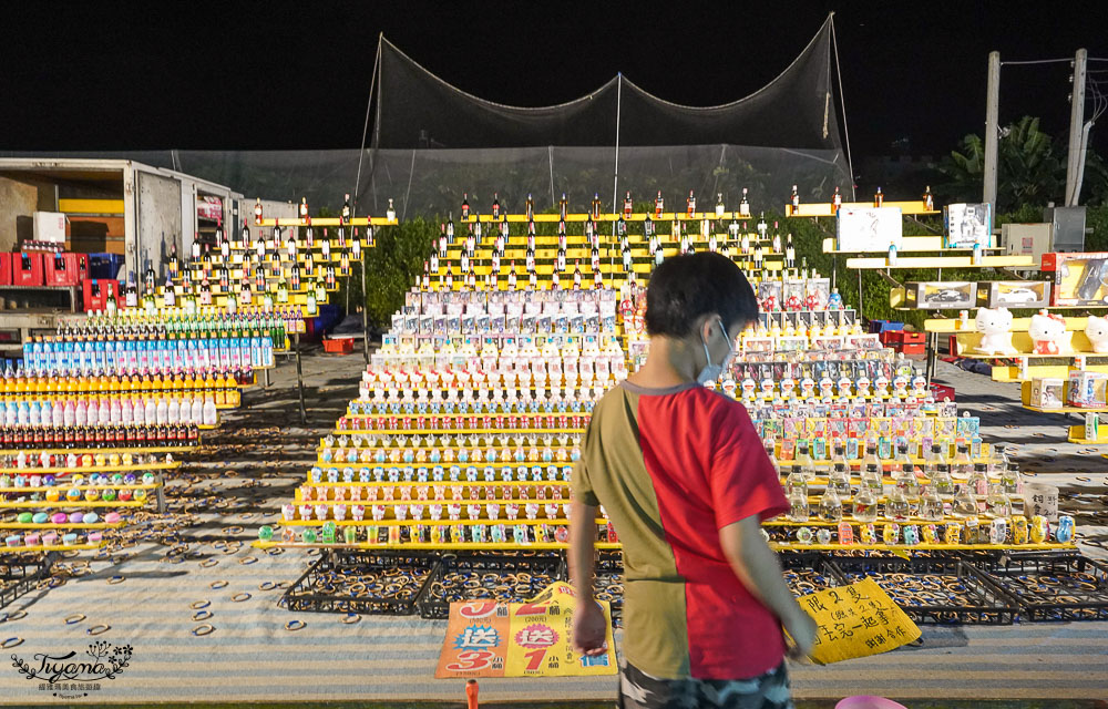 南投假日夜市>埔里城假日夜市，只開週五、週六的美味夜市小吃美食吃不停！！夜市遊戲好好玩~