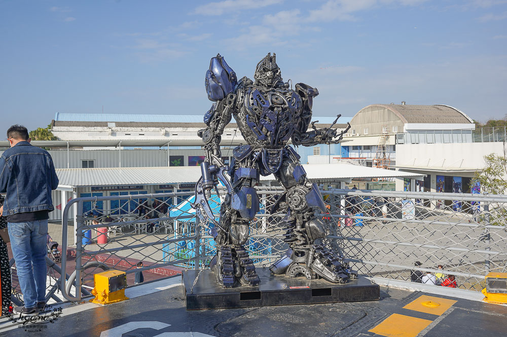 台南安平必遊！台南軍艦博物館「安平定情碼頭德陽艦園區」，超酷鋼鐵機器人 @緹雅瑪 美食旅遊趣