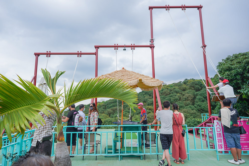 雲河星空景觀餐廳|彰化景點：高空山嵐鞦韆拍出嘆為觀止的美照！空中教堂|空中涼亭|韓服和服禮服租借 @緹雅瑪 美食旅遊趣