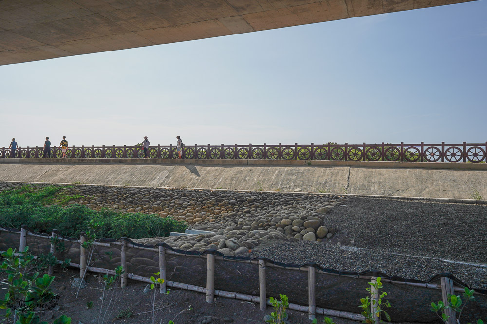 《海空步道》漫步紅樹林步道，漲潮出海道路宛如神隱少女海中電車月台/彰化免費景點 @緹雅瑪 美食旅遊趣