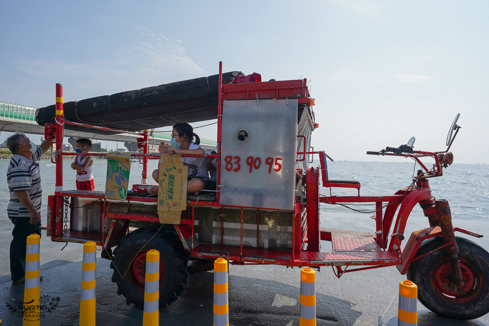 《海空步道》漫步紅樹林步道，漲潮出海道路宛如神隱少女海中電車月台/彰化免費景點 @緹雅瑪 美食旅遊趣