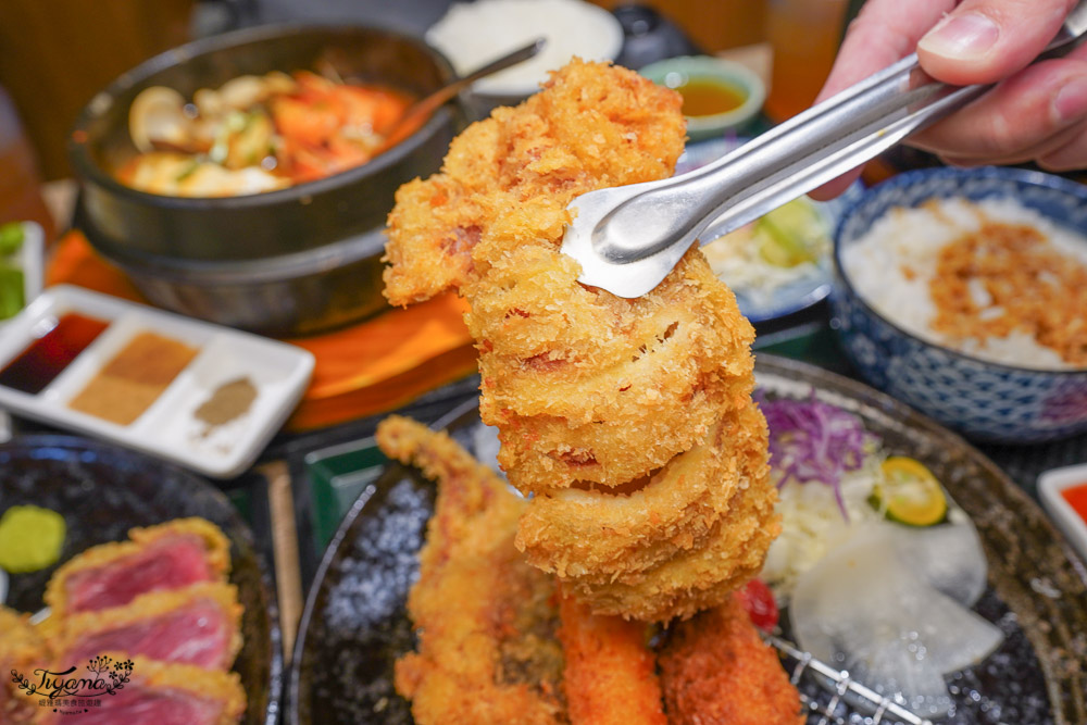 台南丼飯《丼Fun台南店》平價美味日式炸牛排，新菜色 炸三鮮、海鮮韓式部隊鍋！！一起來吃丼飯囉~ @緹雅瑪 美食旅遊趣