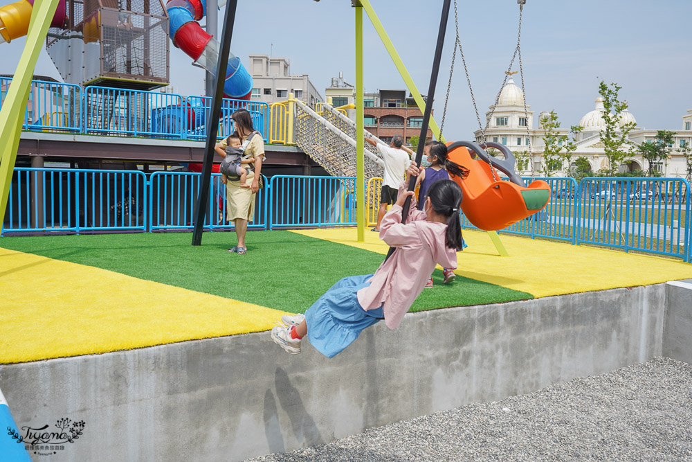 健康綠洲公園「公61」，台南最新「1661臺灣船主題親子公園」，終於開放入場遊玩了！！ @緹雅瑪 美食旅遊趣