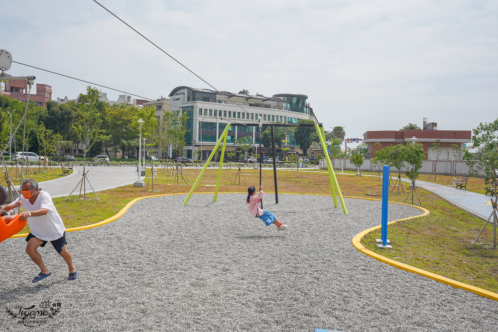 健康綠洲公園「公61」，台南最新「1661臺灣船主題親子公園」，終於開放入場遊玩了！！ @緹雅瑪 美食旅遊趣