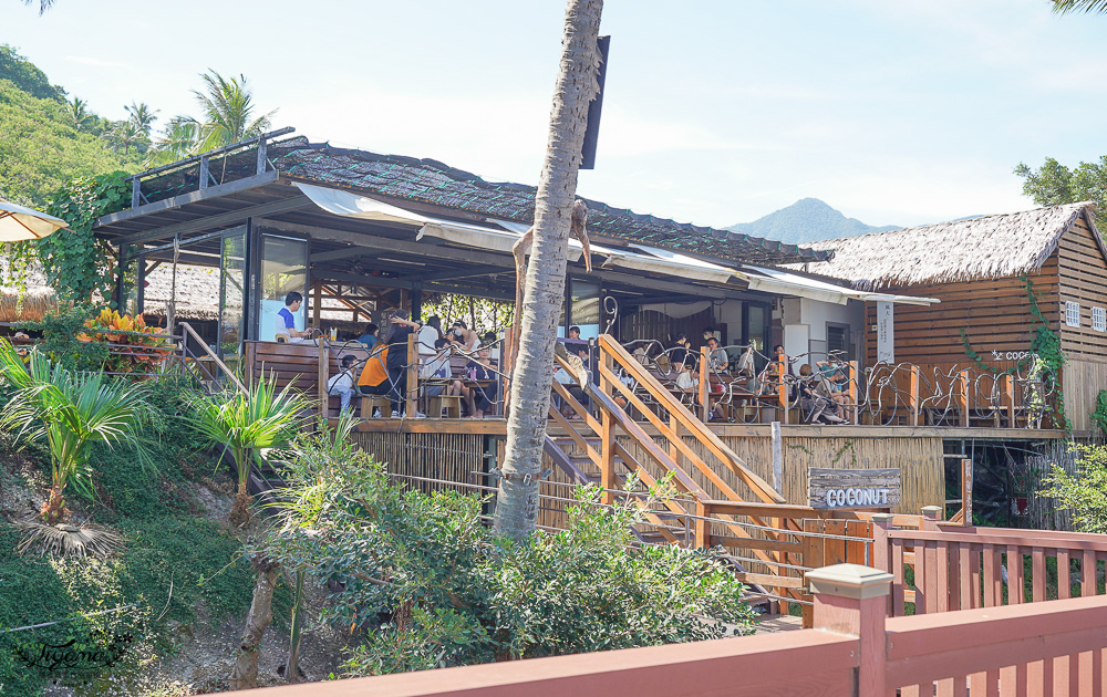 台東景點海景咖啡｜台東可可娜咖啡：南洋沖繩風海景咖啡，海景第一排絕美景色 @緹雅瑪 美食旅遊趣