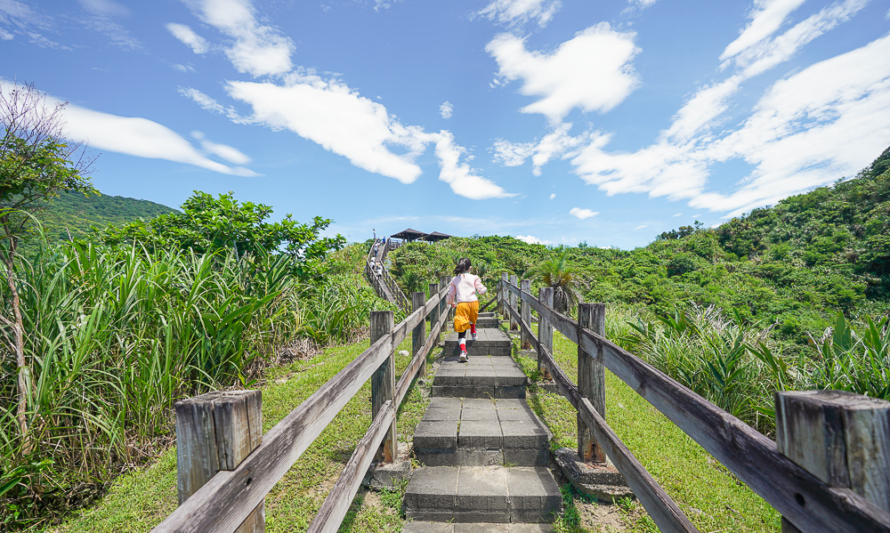 花蓮海景親子步道《大石鼻山步道｜龜庵山步道》高空望海夢幻景點，絕美壯觀山海景色~盡收眼裡！！ @緹雅瑪 美食旅遊趣