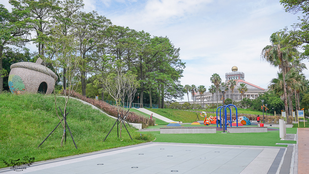 雲林親子公園｜雲林斗六膨鼠森林公園，可愛橡果造型滑梯，進入繽紛膨鼠世界遊玩～ @緹雅瑪 美食旅遊趣