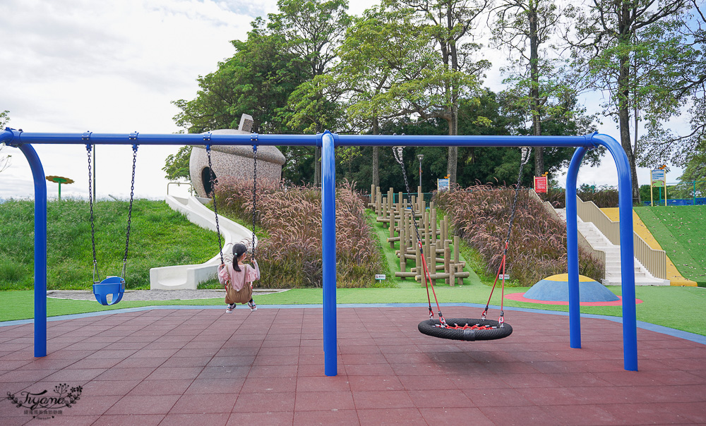 雲林親子公園｜雲林斗六膨鼠森林公園，可愛橡果造型滑梯，進入繽紛膨鼠世界遊玩～ @緹雅瑪 美食旅遊趣