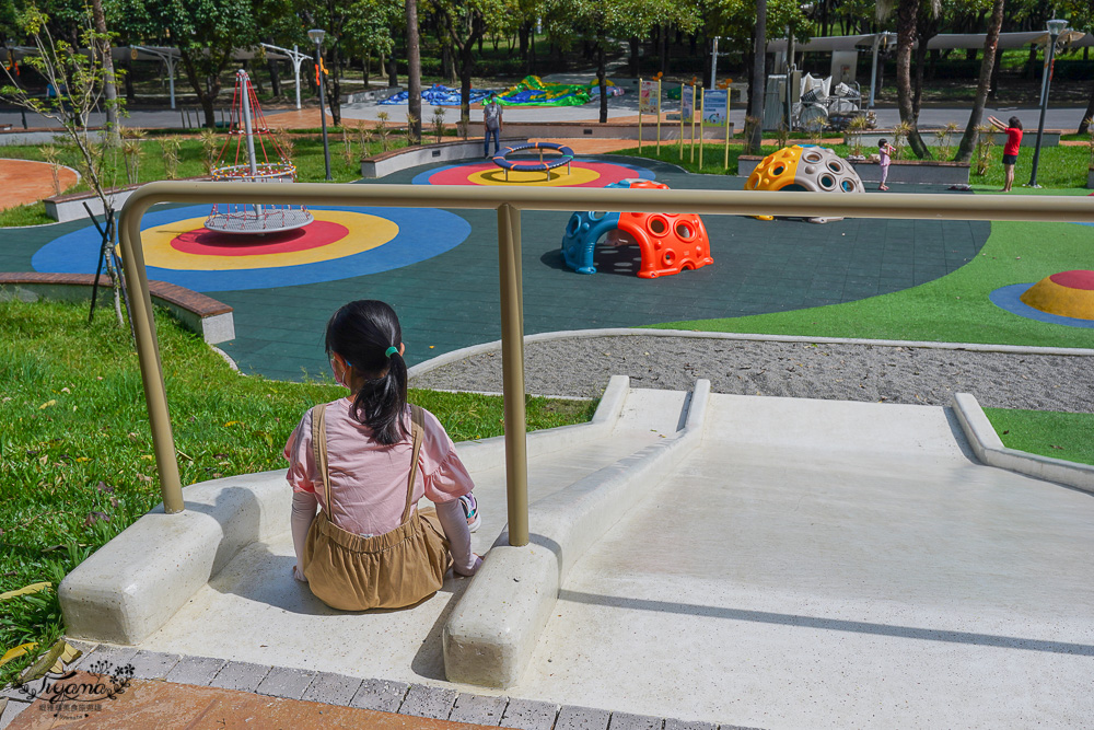 雲林親子公園｜雲林斗六膨鼠森林公園，可愛橡果造型滑梯，進入繽紛膨鼠世界遊玩～ @緹雅瑪 美食旅遊趣