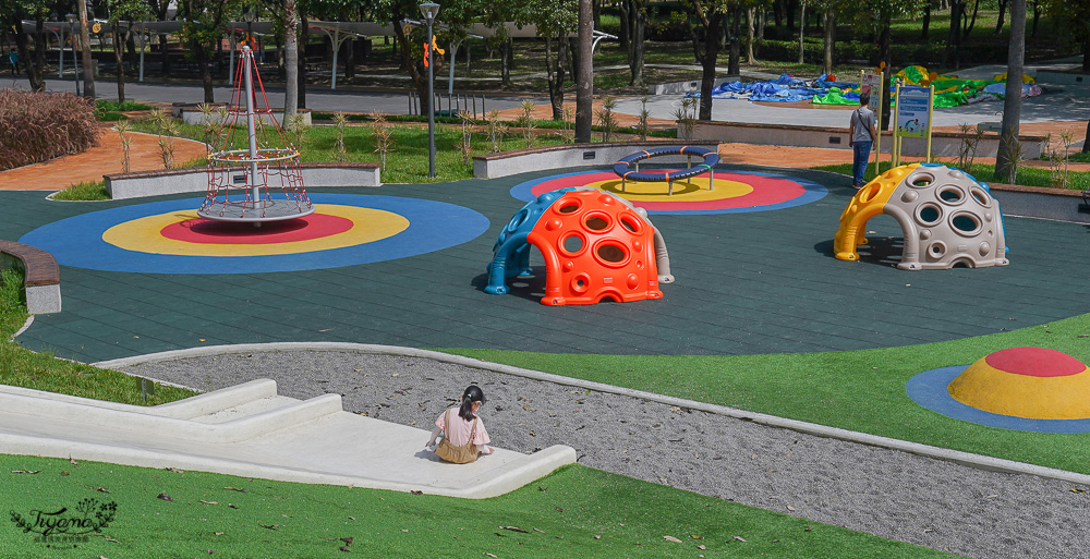 雲林親子公園｜雲林斗六膨鼠森林公園，可愛橡果造型滑梯，進入繽紛膨鼠世界遊玩～ @緹雅瑪 美食旅遊趣