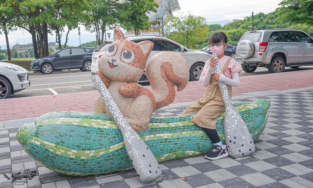 雲林親子公園｜雲林斗六膨鼠森林公園，可愛橡果造型滑梯，進入繽紛膨鼠世界遊玩～ @緹雅瑪 美食旅遊趣