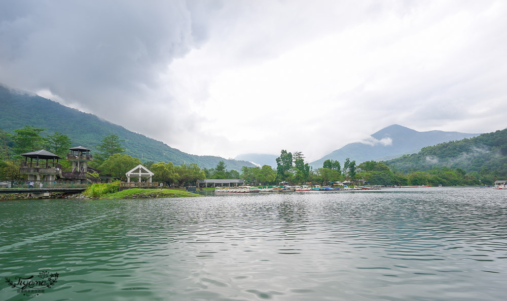 花蓮景點｜花蓮水上腳踏車《東北碼頭|東北獨木舟-花蓮鯉魚潭》人力／電動水上腳踏車船遊湖，盡享鯉魚潭美景，親子共遊好好玩！！ @緹雅瑪 美食旅遊趣