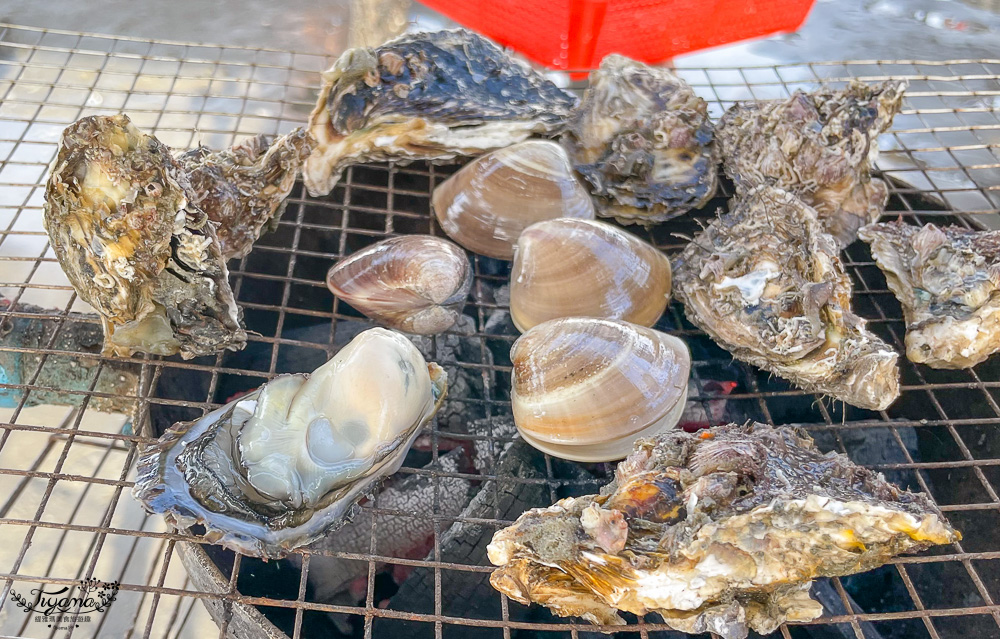 200元王功三輪採蚵車挖蛤烤鮮蚵吃到飽！！王功採蚵車小鯨魚車隊，玩樂2小時~小孩國小只要100元、幼兒園不收費！！ @緹雅瑪 美食旅遊趣