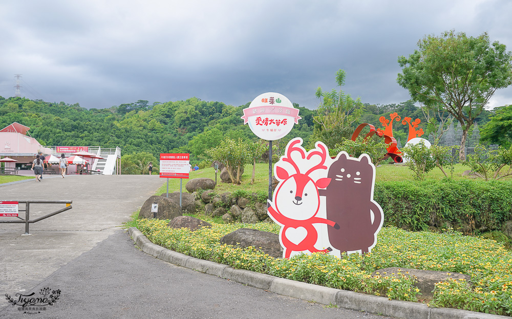 嘉義景點｜旺萊山愛情大草原，巨大台灣黑熊出沒！免費景點散步美拍好去處，整塊鳳梨酥請你吃~ @緹雅瑪 美食旅遊趣