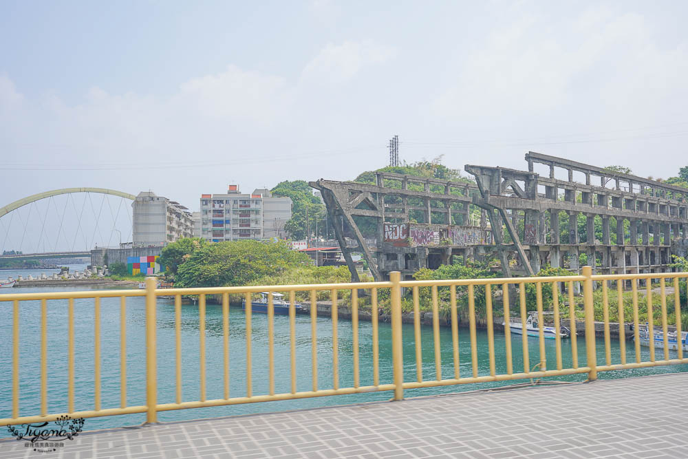 正濱港口彩色屋|阿根納造船廠遺址，基隆景點。台版威尼斯彩色島 @緹雅瑪 美食旅遊趣