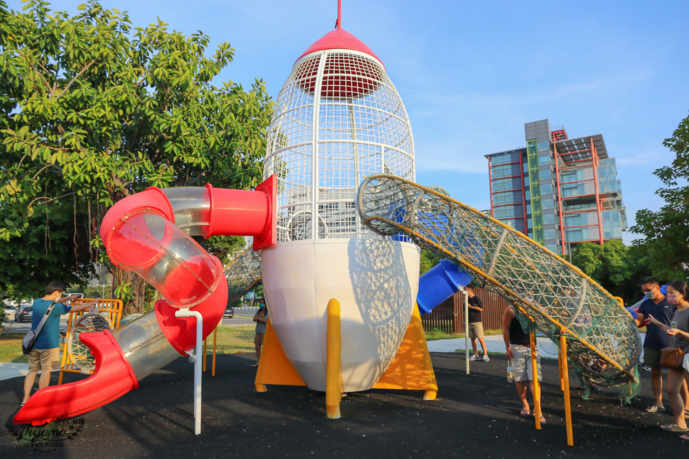 高雄親子公園｜高雄中油主題親子公園：中油海洋天堂公園，高雄展覽館&#038;高雄港22號碼頭旁，停車方便 @緹雅瑪 美食旅遊趣