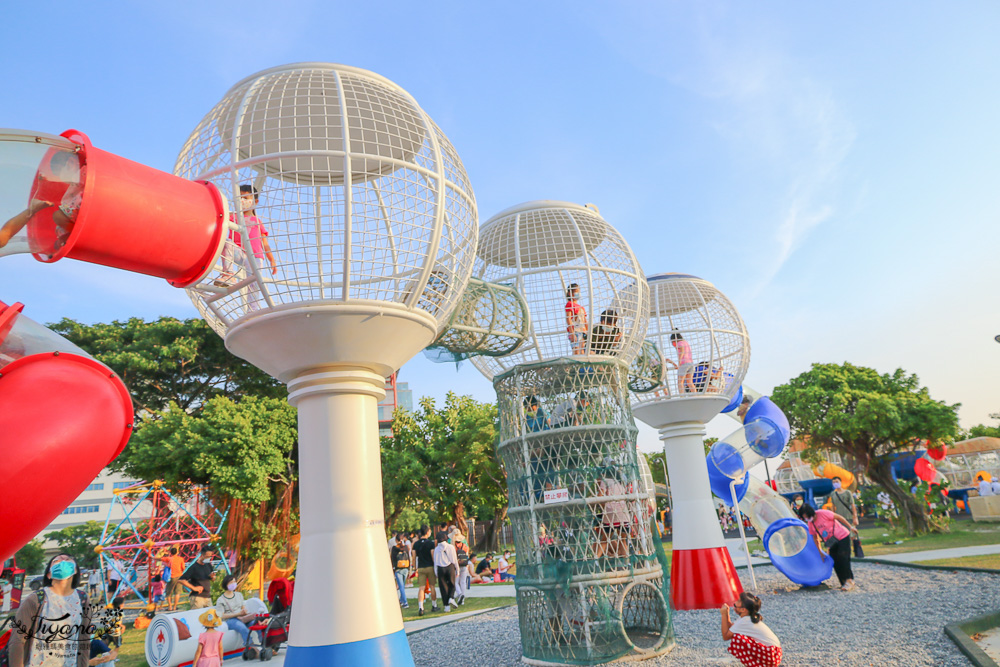 高雄親子公園｜高雄中油主題親子公園：中油海洋天堂公園，高雄展覽館&#038;高雄港22號碼頭旁，停車方便 @緹雅瑪 美食旅遊趣