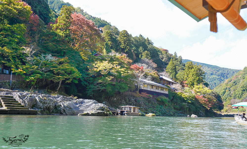 虹夕諾雅 京都 屋形船“翡翠”，遊嵐山桂川的夢幻之舟，預約制每日限定名額 @緹雅瑪 美食旅遊趣