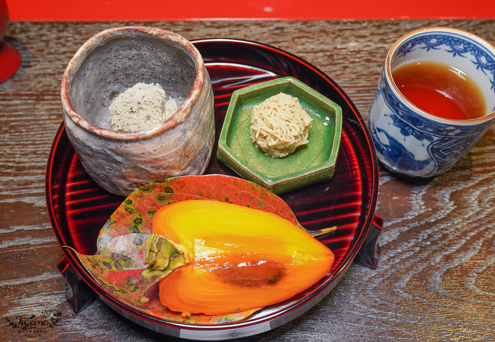 虹夕諾雅 京都晚餐｜虹夕諾雅 京都早餐：懷石料理晚餐「嵐峽的滋味」，客房早餐「日式火鍋早餐」 @緹雅瑪 美食旅遊趣