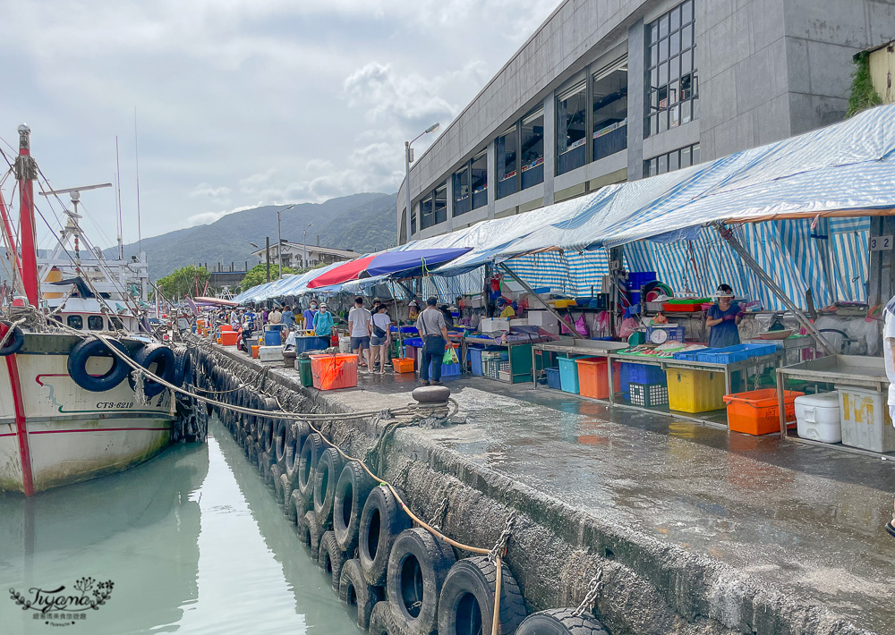 大溪漁港吃海鮮、買現流海鮮！！大溪漁港觀光直銷賣場｜大溪漁夫市集，宜蘭人氣觀光漁貨景點 @緹雅瑪 美食旅遊趣