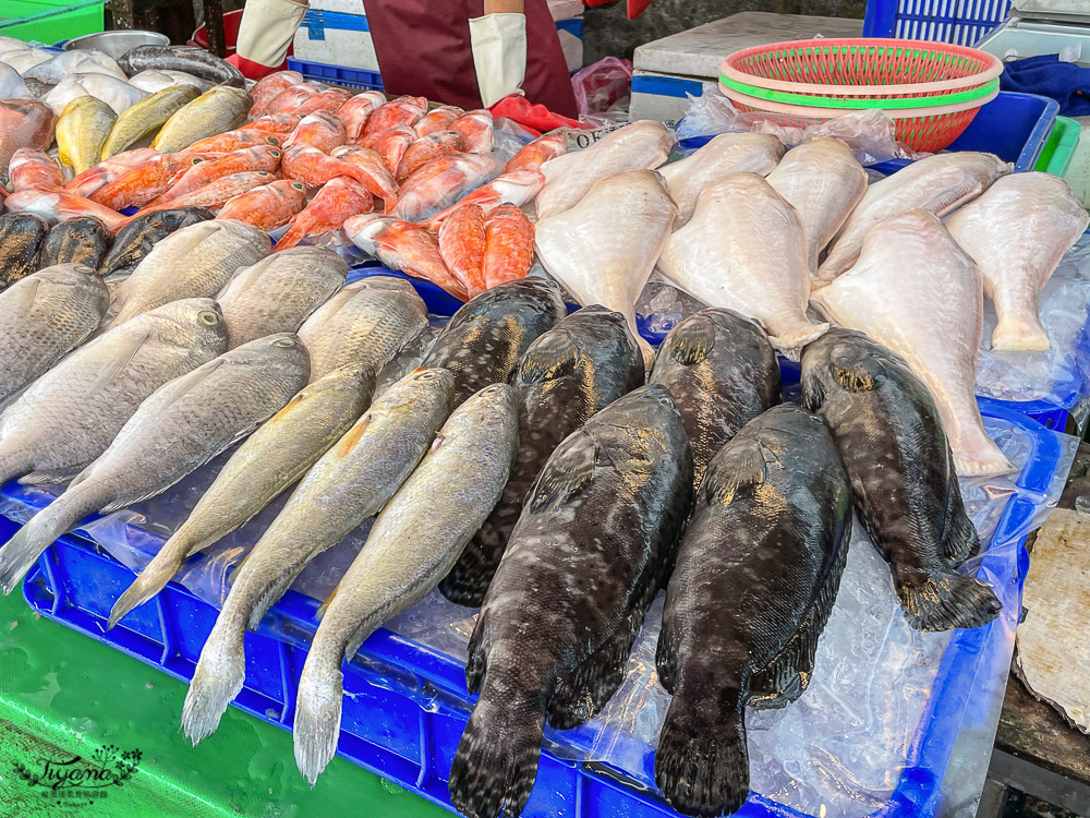 大溪漁港吃海鮮、買現流海鮮！！大溪漁港觀光直銷賣場｜大溪漁夫市集，宜蘭人氣觀光漁貨景點 @緹雅瑪 美食旅遊趣