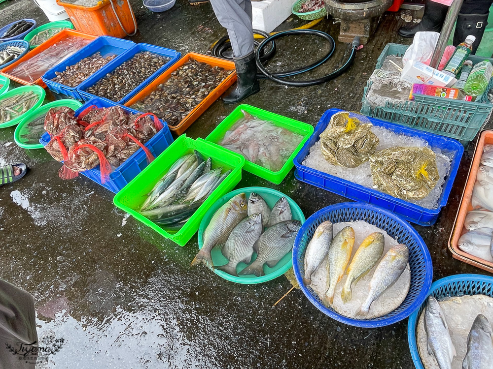 大溪漁港吃海鮮、買現流海鮮！！大溪漁港觀光直銷賣場｜大溪漁夫市集，宜蘭人氣觀光漁貨景點 @緹雅瑪 美食旅遊趣