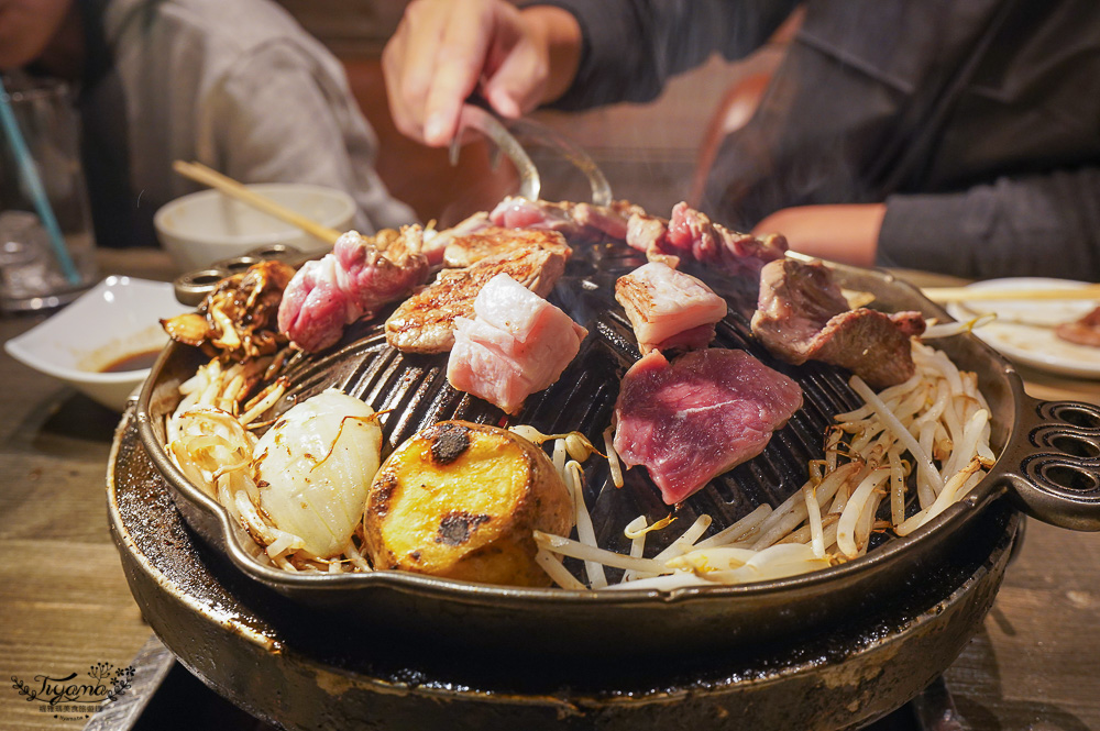 北海道成吉思汗烤肉《北海道産羊・野菜ふくすけ》吃美白蘆筍的北海道美唄產羊肉 @緹雅瑪 美食旅遊趣