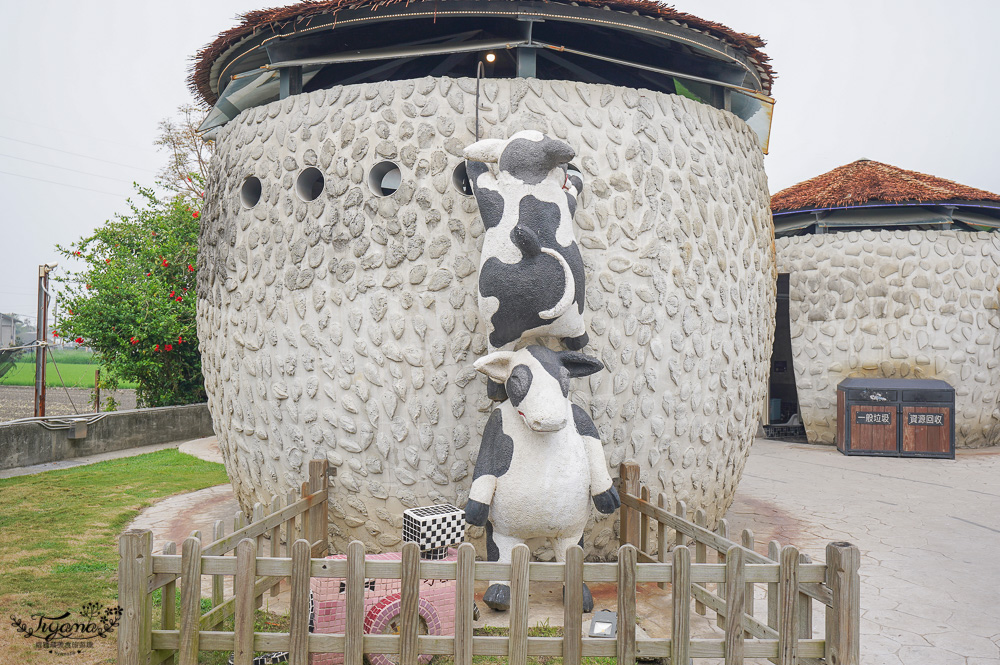 雲林免門票農場，千巧谷牛樂園牧場，好玩親子乳牛農場，沙坑、餵魚、餵乳牛 @緹雅瑪 美食旅遊趣