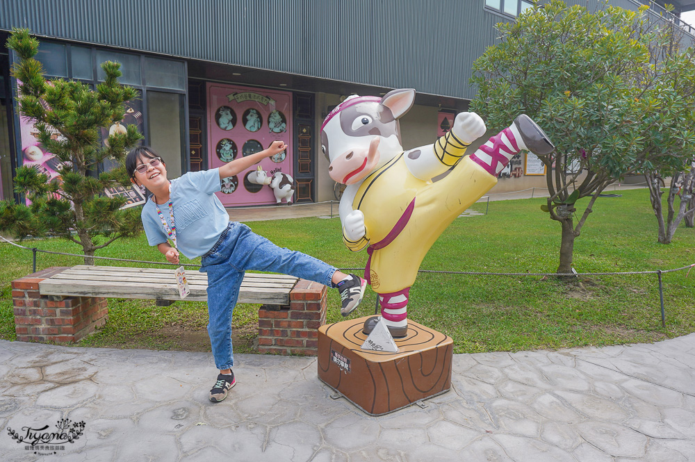 雲林免門票農場，千巧谷牛樂園牧場，好玩親子乳牛農場，沙坑、餵魚、餵乳牛 @緹雅瑪 美食旅遊趣