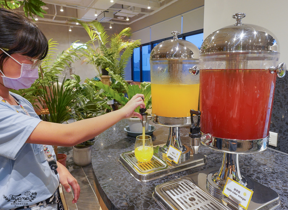 台中網美餐廳「沐青餐廳」享得道行旅3F餐廳，創意義大利麵燉飯、自助飲料吧 @緹雅瑪 美食旅遊趣