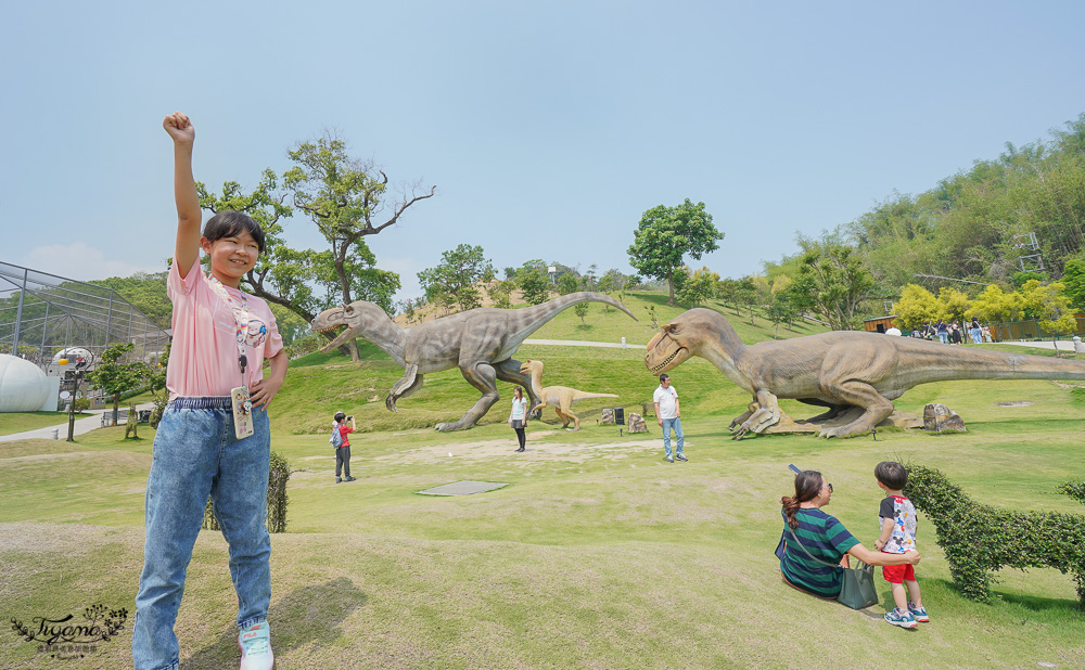 南投親子景點｜九九峰動物樂園，台版侏儸紀恐龍！！偽沖繩恐龍動物鳥樂園 @緹雅瑪 美食旅遊趣