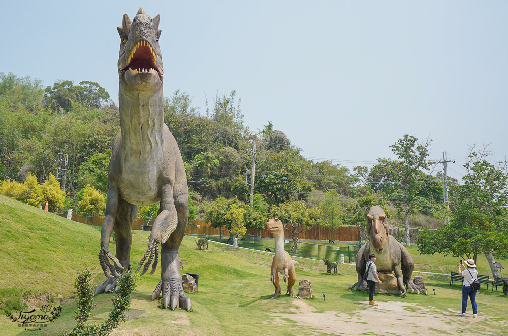 南投親子景點｜九九峰動物樂園，台版侏儸紀恐龍！！偽沖繩恐龍動物鳥樂園 @緹雅瑪 美食旅遊趣