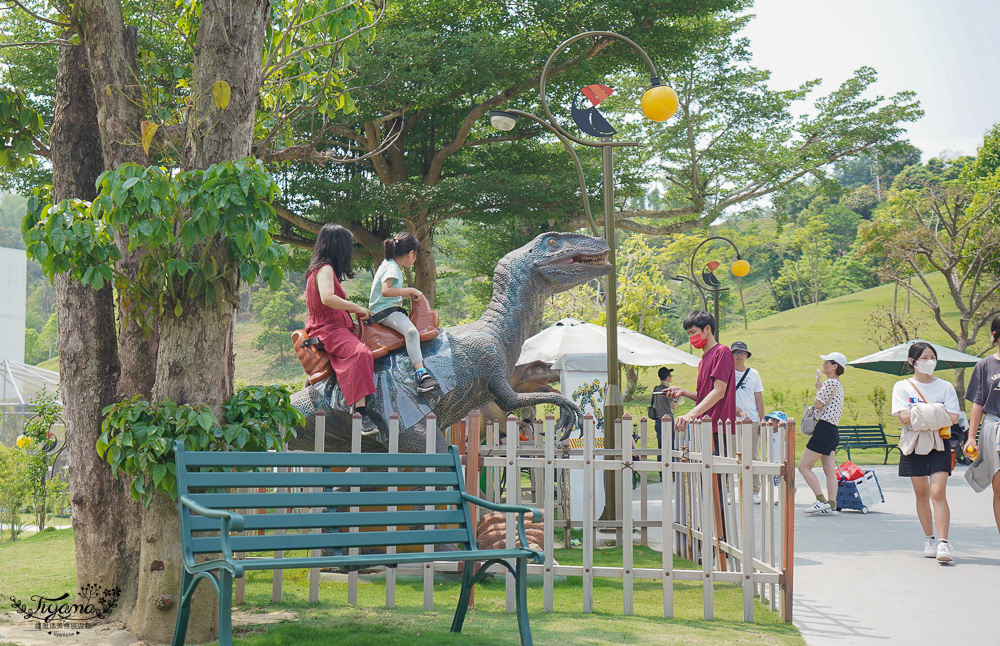 南投親子景點｜九九峰動物樂園，台版侏儸紀恐龍！！偽沖繩恐龍動物鳥樂園 @緹雅瑪 美食旅遊趣