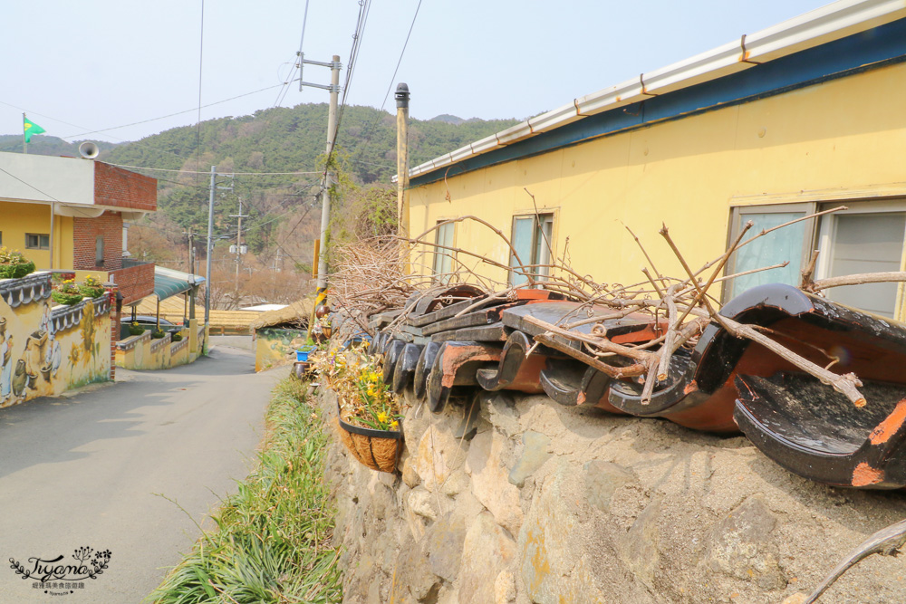 大邱景點。馬飛亭壁畫村：保留舊農村風光的壁畫村，洛東江路線一日遊行程 @緹雅瑪 美食旅遊趣