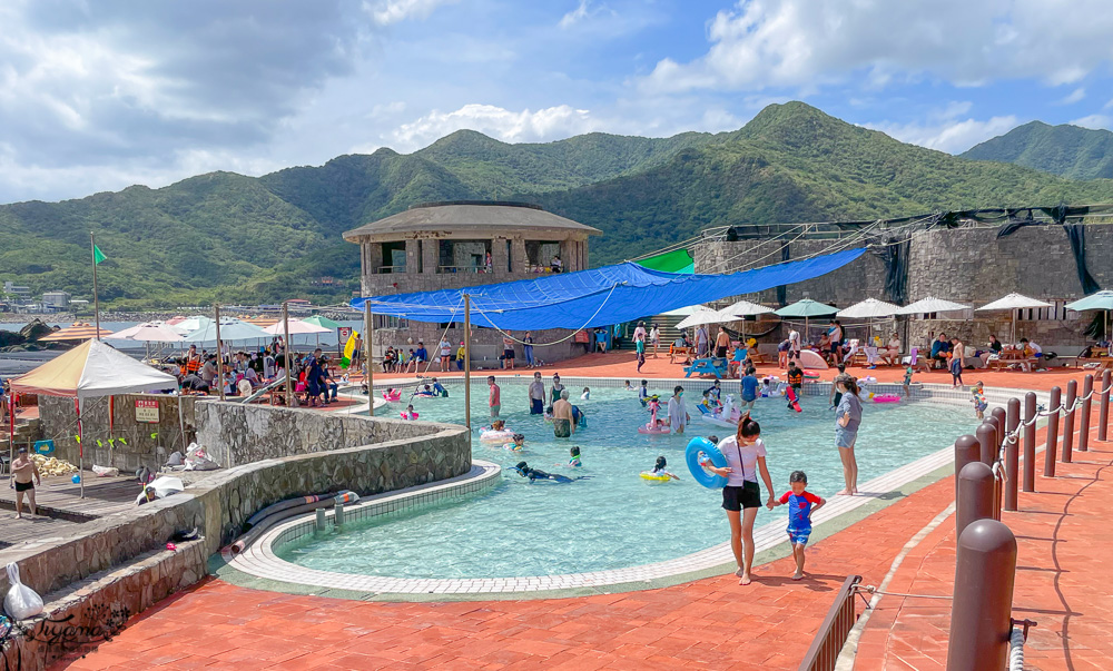 東北角親子玩水景點｜龍洞灣海洋公園：海水泳池、兒童戲水池、海景咖啡 @緹雅瑪 美食旅遊趣