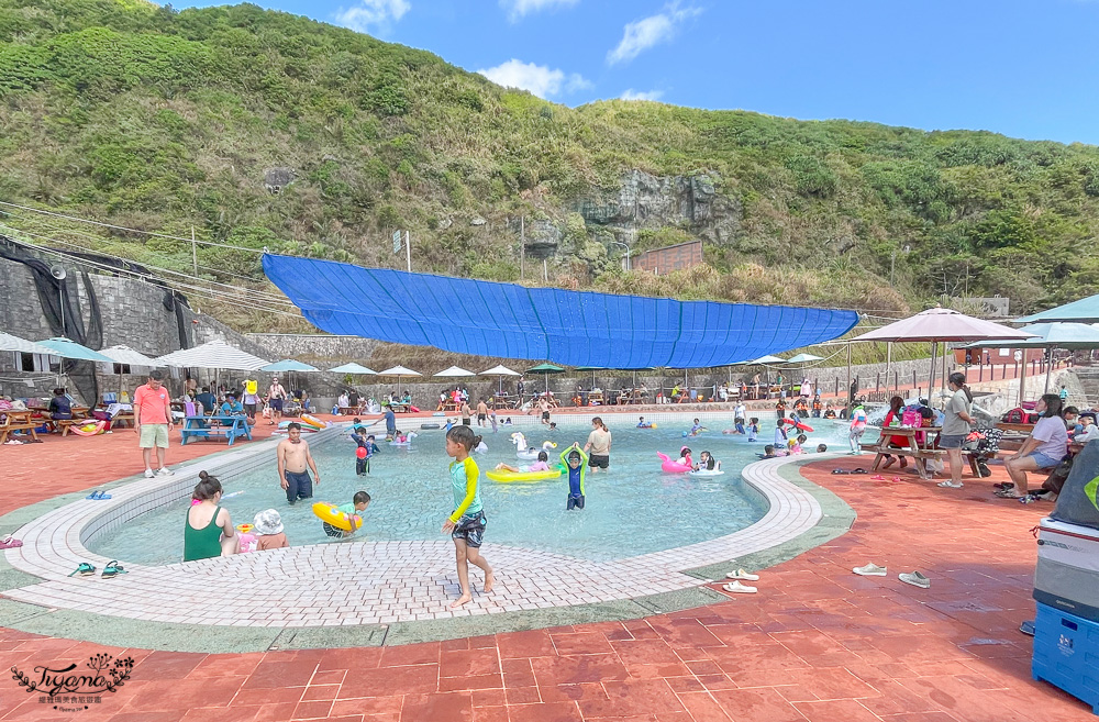 東北角親子玩水景點｜龍洞灣海洋公園：海水泳池、兒童戲水池、海景咖啡 @緹雅瑪 美食旅遊趣