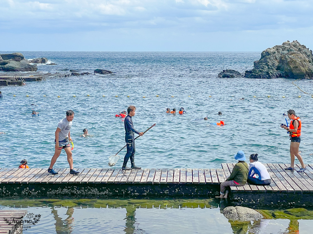 東北角親子玩水景點｜龍洞灣海洋公園：海水泳池、兒童戲水池、海景咖啡 @緹雅瑪 美食旅遊趣