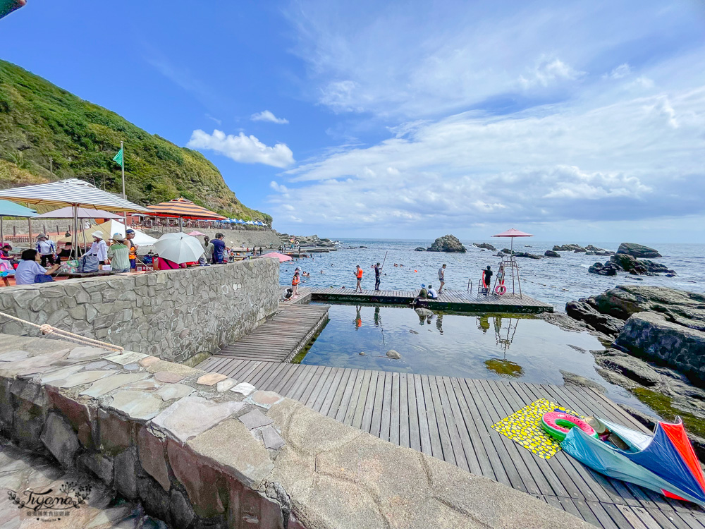 東北角親子玩水景點｜龍洞灣海洋公園：海水泳池、兒童戲水池、海景咖啡 @緹雅瑪 美食旅遊趣