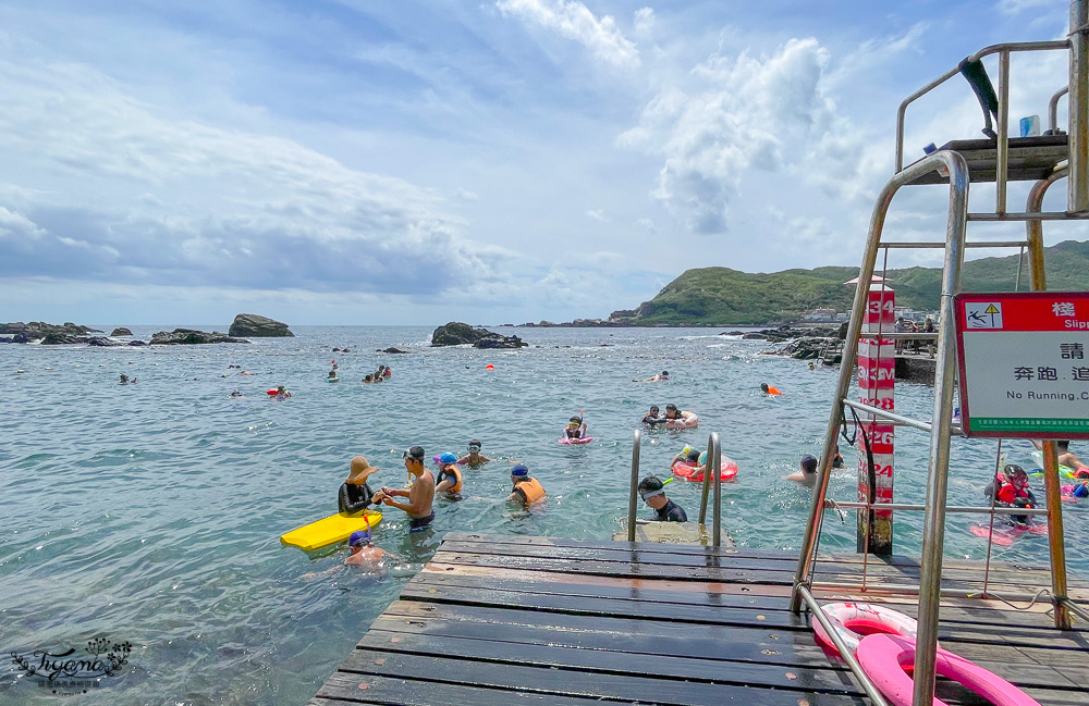 東北角親子玩水景點｜龍洞灣海洋公園：海水泳池、兒童戲水池、海景咖啡 @緹雅瑪 美食旅遊趣