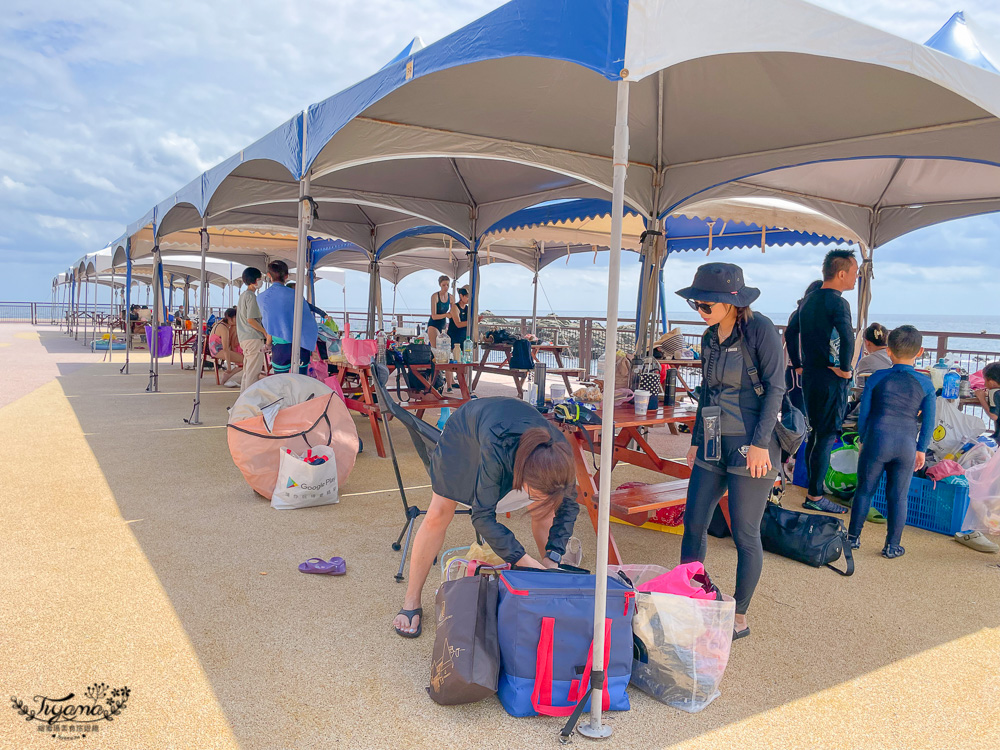 東北角親子玩水景點｜龍洞灣海洋公園：海水泳池、兒童戲水池、海景咖啡 @緹雅瑪 美食旅遊趣