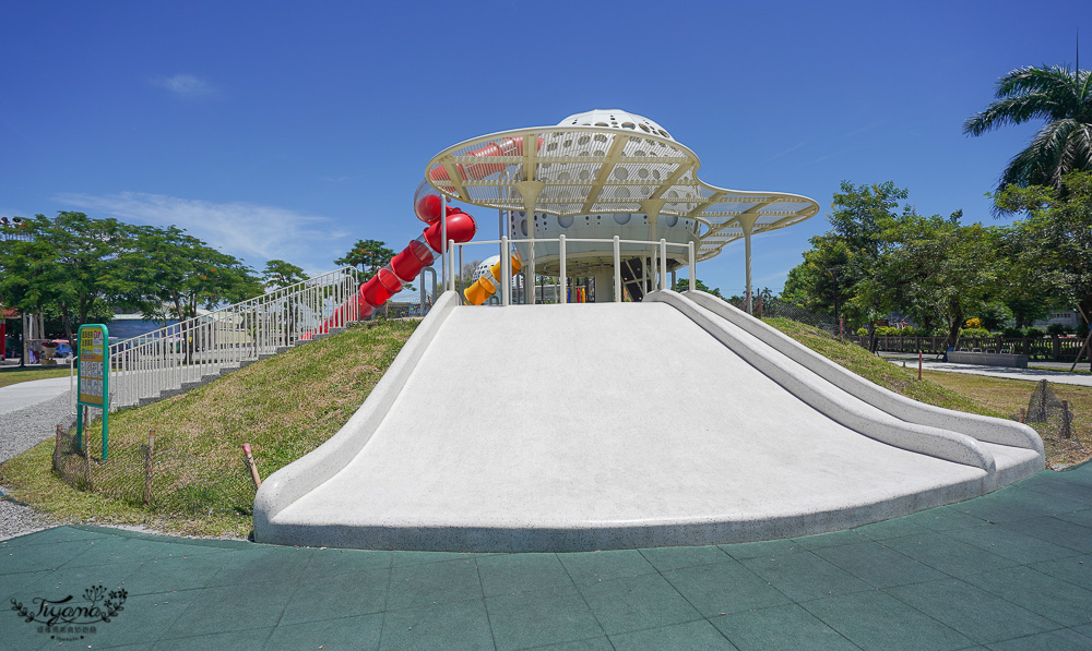 新園共融遊戲場，屏東親子公園｜屏東公園，以特產香瓜鴨蛋主題公園！！ @緹雅瑪 美食旅遊趣