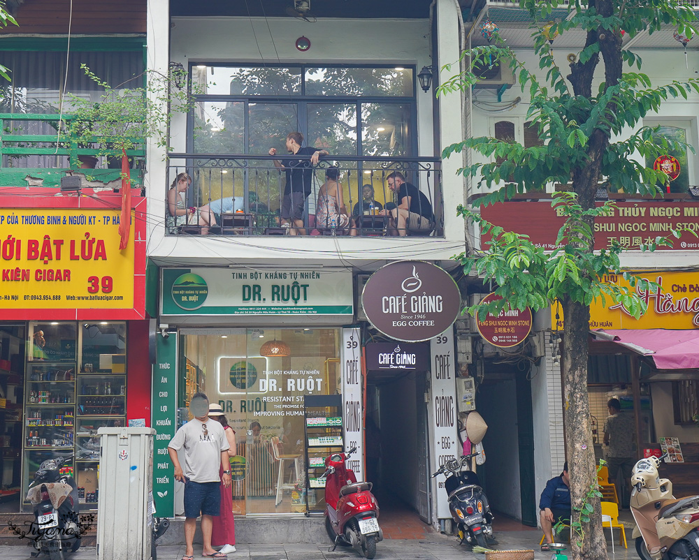 越南｜北越河內。雞蛋咖啡Giang Cafe在地老店，味道居然這麼美妙 @緹雅瑪 美食旅遊趣