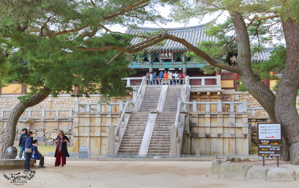 佛國寺｜韓國慶州｜慶州賞櫻：韓國慶州地標佛國寺，韓國必遊的世界文化遺產 @緹雅瑪 美食旅遊趣