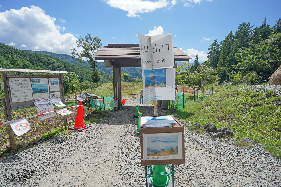 富士山天空鳥居｜河口淺間神社遙拜所，眺望富士山的巨大鳥居 @緹雅瑪 美食旅遊趣