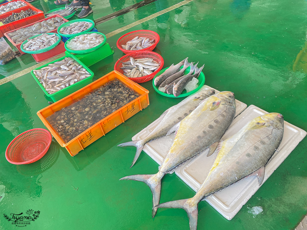 嘉義景點。東石觀光魚市：零售買魚市場買海鮮好去處，旁邊就有代料理餐廳 @緹雅瑪 美食旅遊趣